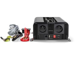 Nedis Omvormer 1000W - Zuivere Sinusgolf - 12V/230V - Afstandsbediening