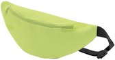 Heuptasje - lime groen - 35 x 15 cm - festivaltasjes- Fanny pack - polyester - verstelbaar - buideltasje