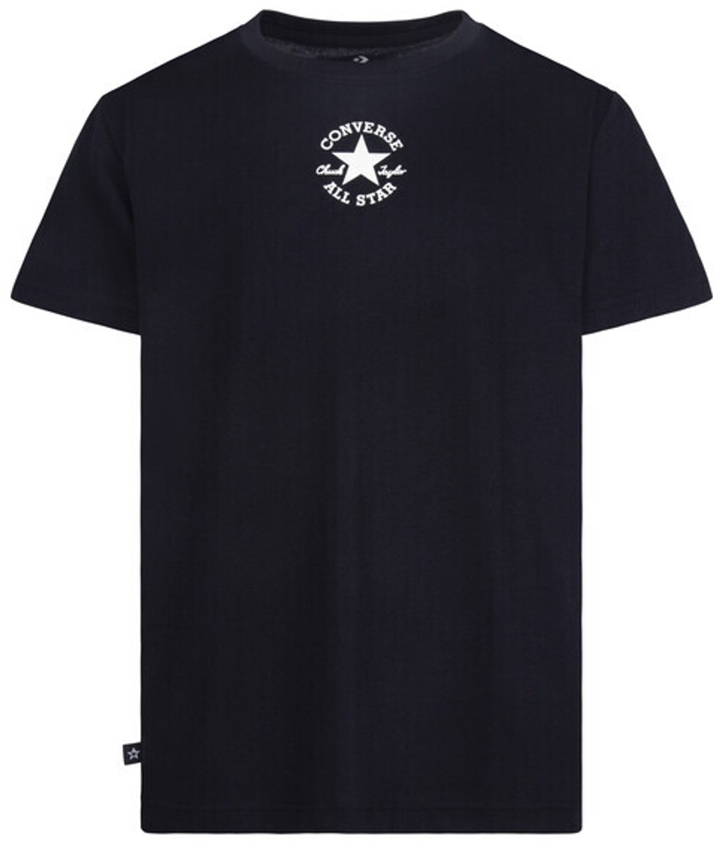 T-shirt met korte mouwen voor kinderen Converse CNVN Sustainable Core Zwart