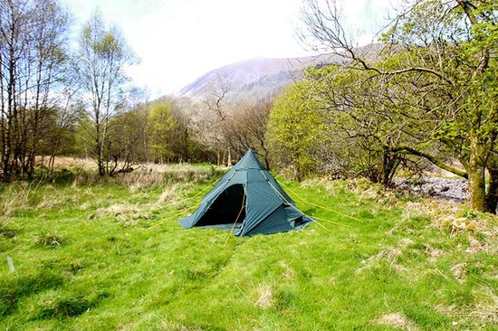 DD Hammocks Superlight Tipi Tent - lichtgewicht 3 personen - waterdicht - olijfgroen van Merkloos — afbeelding 4