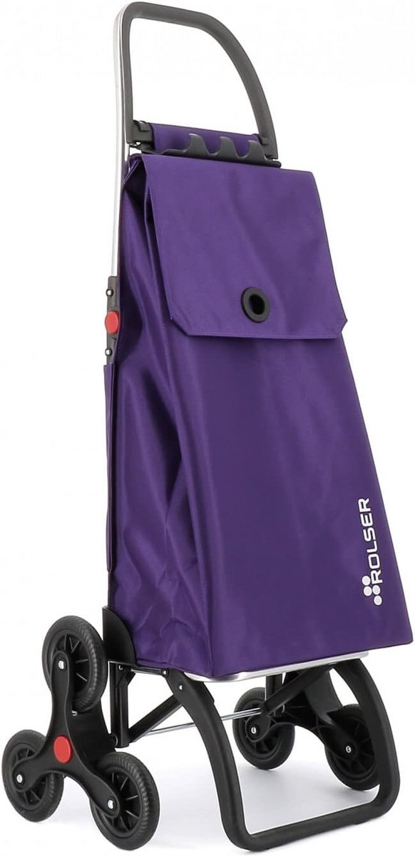Opvouwbare Boodschappentrolley met 6 Wielen voor Trappen
