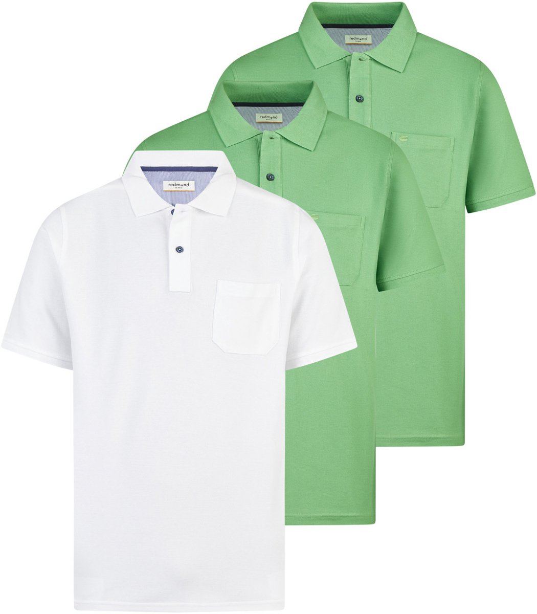 Redmond Heren poloshirt 3 pack Basic