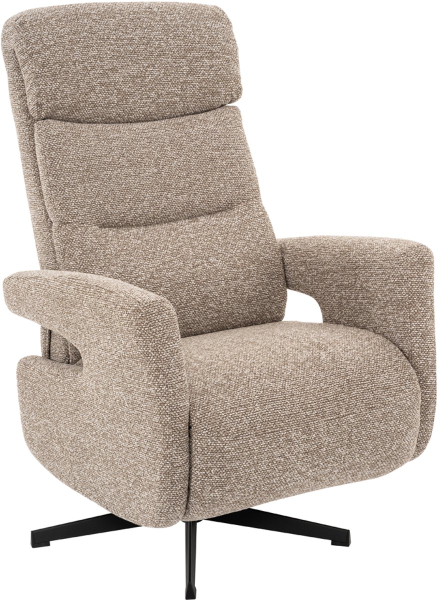 LABEL51 Copenhagen Fauteuil - Bruin - Royal Stof - Manueel Verstelbaar