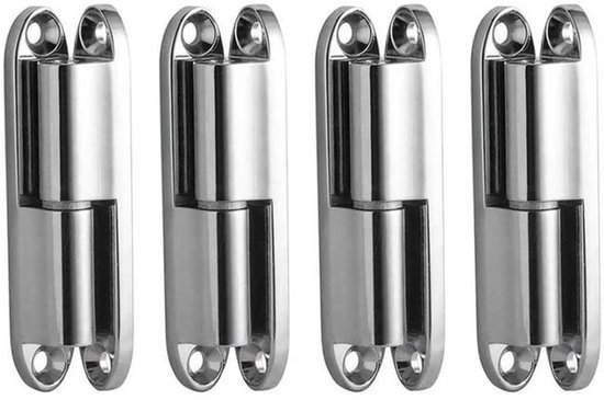 Foto: Scharnieren geschikt voor kastdeuren 4 stuks inclusief schroeven 231 1 roestvrijstalen afneembare deurscharnieren