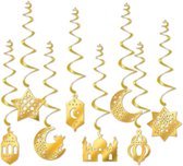 BTH - Eid Mubarak Slingers - Ramadan Decoratie - Suikerfeest - Versiering - Goud