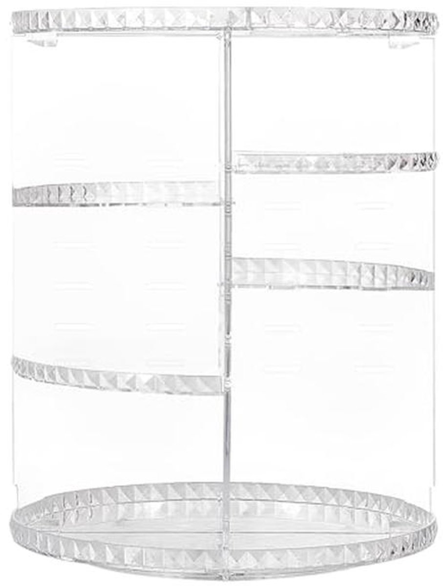 Make-up Organizer voor Cosmetica en Sieraden - Transparant en Verstelbaar