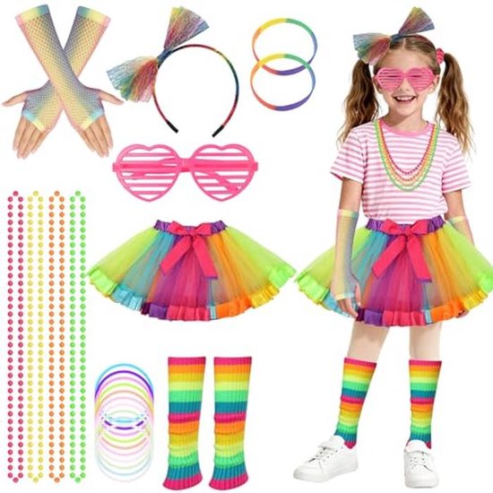 Jaren 80 Kostuum Meisjes Met Tutu Rok Accessoires En Beenwarmers Bol jaren-80-kostuum-meisjes-met-tutu-rok-accessoires-en-beenwarmers-bol