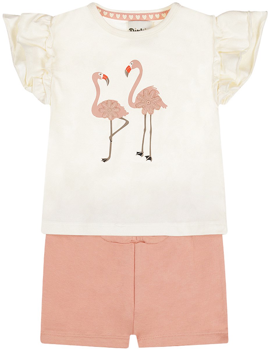 Dirkje Meisjes Kledingset - Off-white