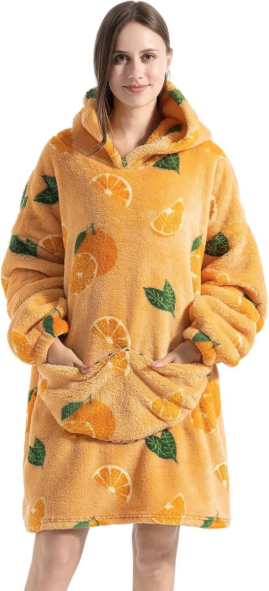 Oversized Hoodie Deken Pullover voor Volwassenen en Kinderen