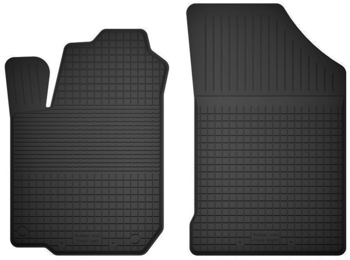 Wielganizator BasicProtect Serie - Rubberen Automatten - Citroen Xsara Picasso Minivan - Antislip - 1,5 cm Rand