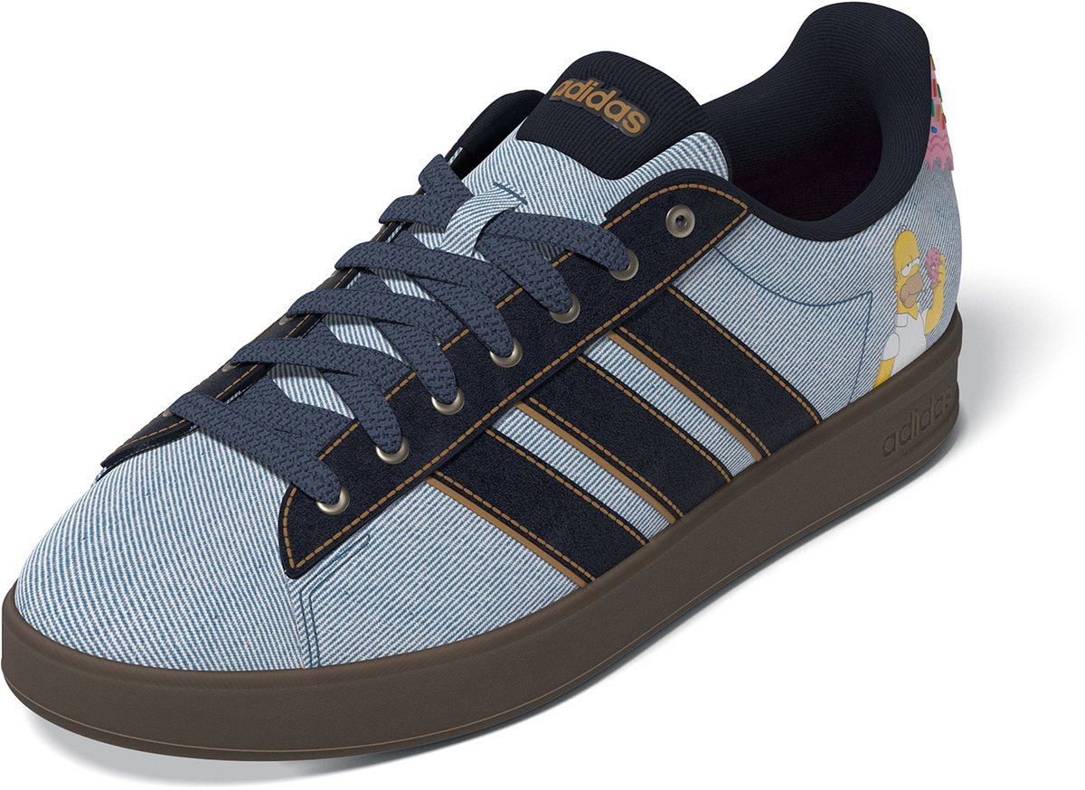 Adidas Heren Grand Court Simpsons Sneakers KK3539 NONDYE/LEGINK/MESA Bont