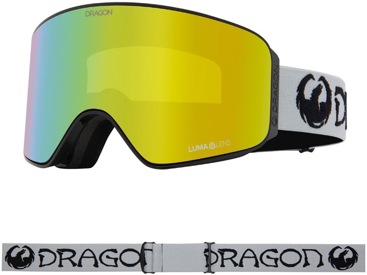 Dragon Alliance NFX MAG OTG Skibril - Classic Grey/Gold Ion & Amber