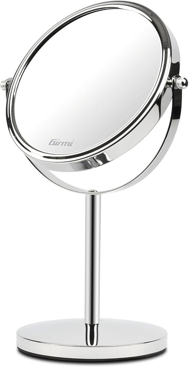 Dubbelzijdige Make-up Spiegel met 3x Vergroting en 360° Rotatie