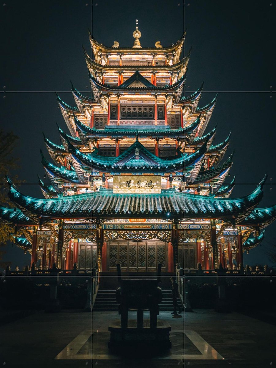 IXXI Temple Mountain Chongqing China, Tristan Zhou - 60 x 80 cm - Gratis ophangtool - Grote wanddecoratie en posters - Fotografie, Mancave