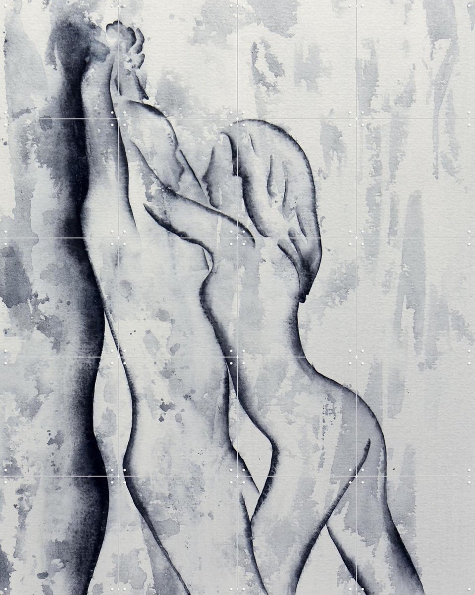 IXXI Right here Right now, Natalie Bruns - 80 x 100 cm - Gratis ophangtool - Grote wanddecoratie en posters - Minimalisme,