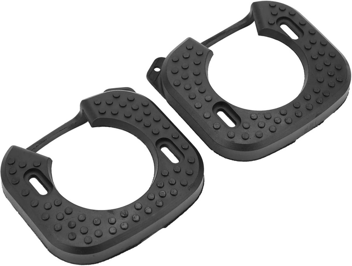 Duurzame rubberen noppenbeschermers voor fietsschoenen met snelspanner Duurzame rubberen noppenbeschermers voor fietsschoenen met snelspanner