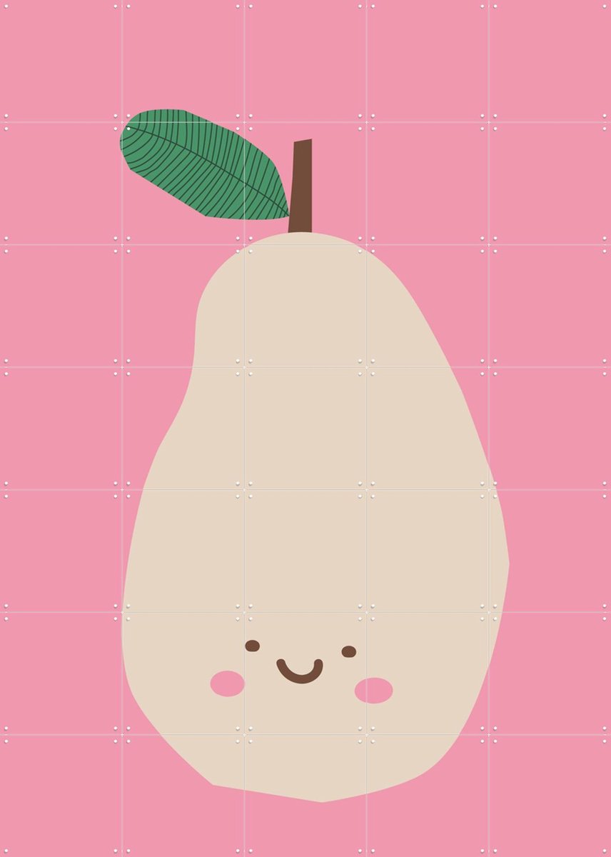 IXXI Per-fect Pink, Little Otja - 100 x 140 cm - Gratis ophangtool - Grote wanddecoratie en posters - Cartoonesk, Fantasierijk, Illustraties, Grafisch