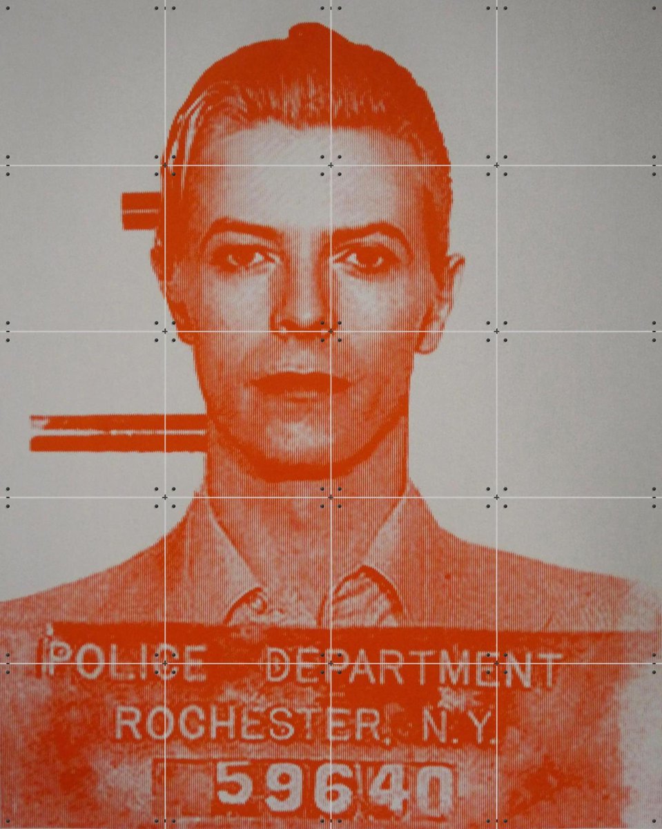 IXXI David Bowie, David Studwell & Bridgeman Images - 80 x 100 cm - Gratis ophangtool - Grote wanddecoratie en posters - Fotografie, Vintage, Mancave