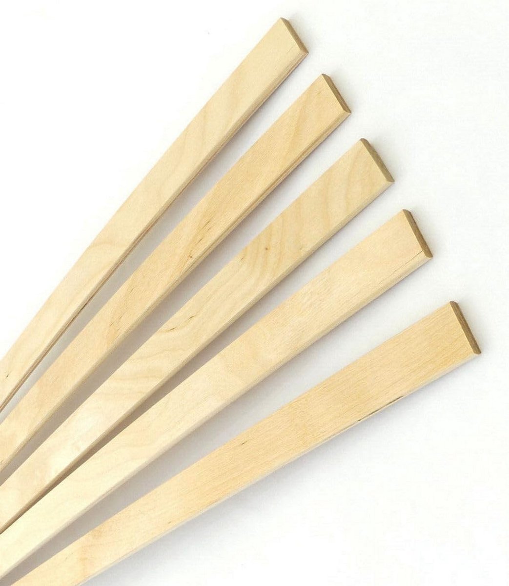 5 Stuks Verende Houten Latten voor Lattenbodem Lattenrooster 790x53mm