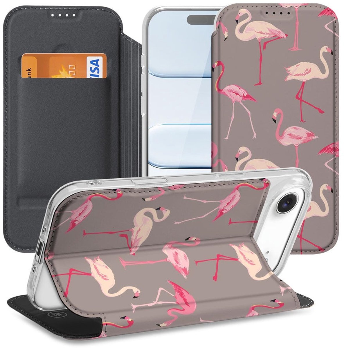 Apple iPhone Air Flip Style Cover Flamingo