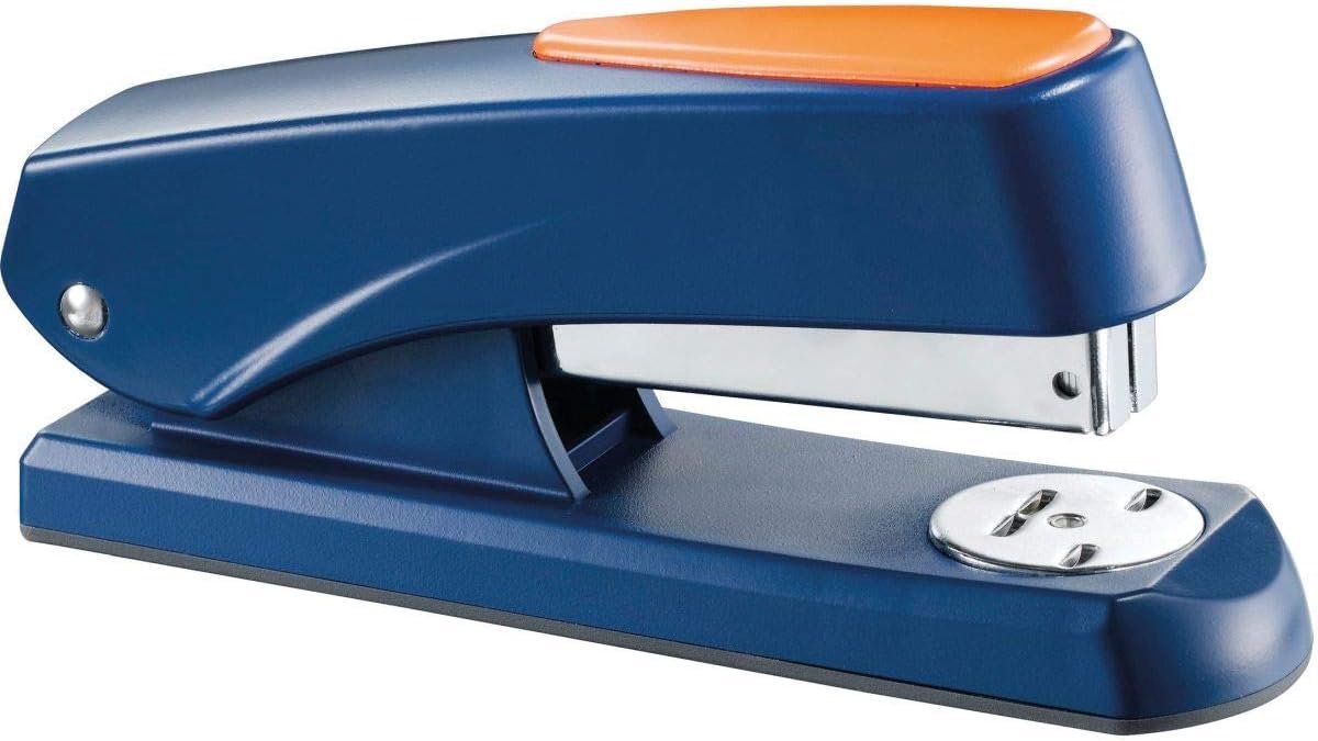 Universele nietmachine blauw met 3 functies - nieten, biezen en tijdelijk nieten