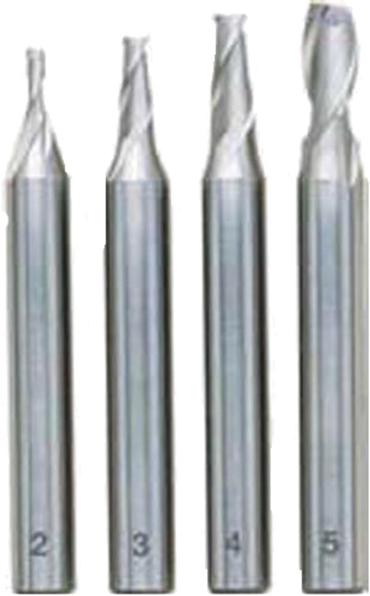 HSS Freeset 4 Delig - Ø 6 mm Schacht - Voor Metaal en Kunststof