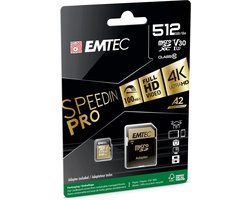 Supersnelle MicroSDXC Kaart 256GB V30 U3 A1 met Adapter - Ideaal voor 4K Video en Apps