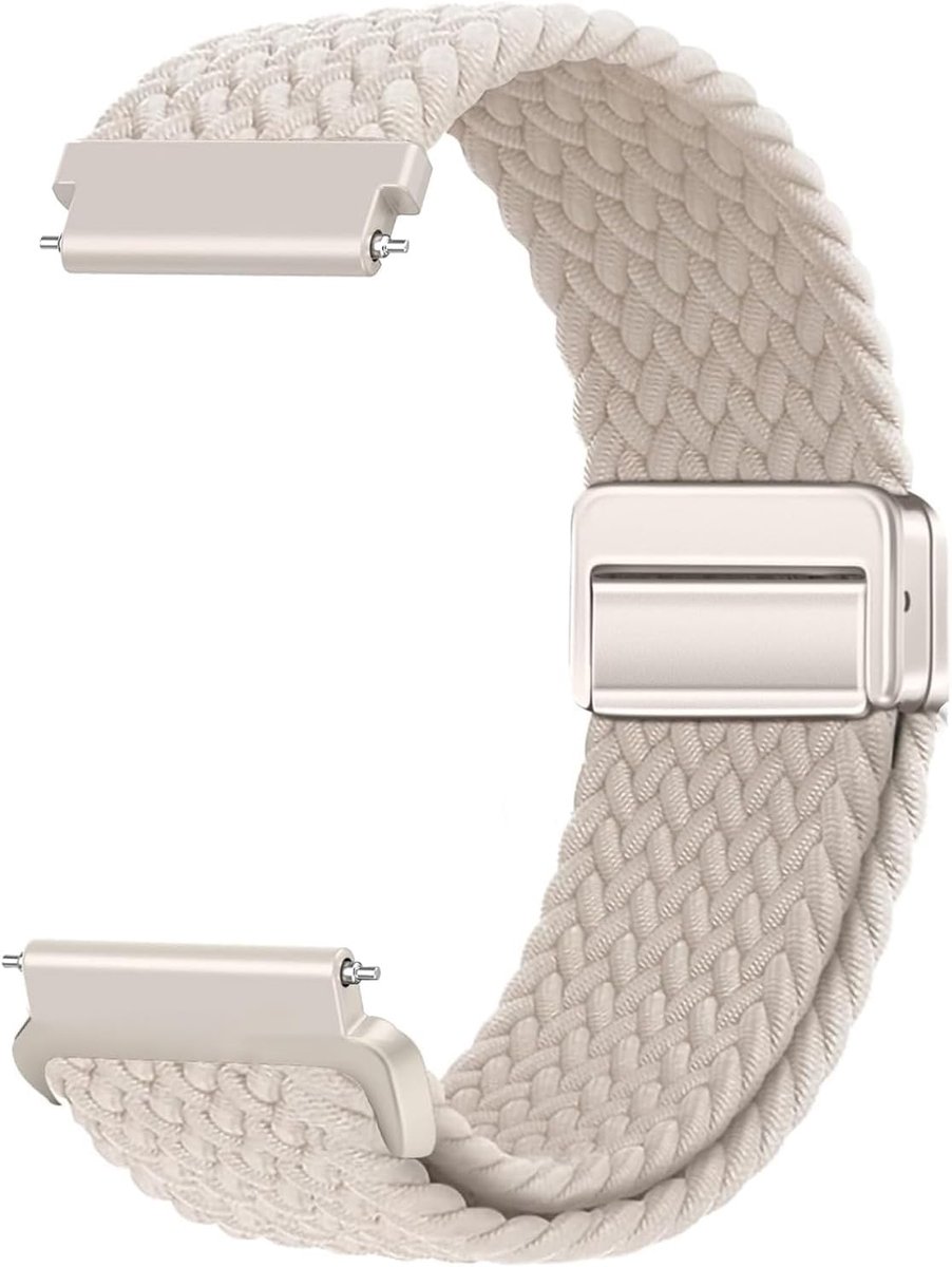 Horlogeband Nylon Gevlochten - Elastisch Bandje - Dagelijks Gebruik - Snel Verstelbaar - 18mm 20mm 22mm
