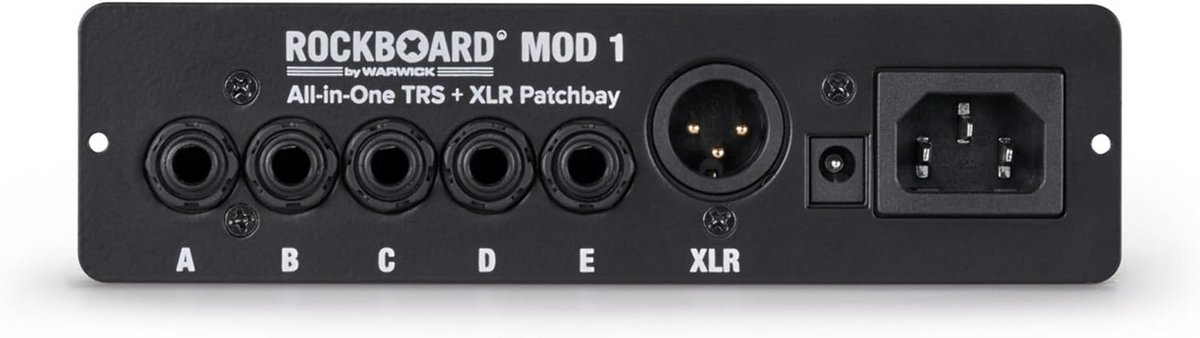 Patchbay voor Gitaarpedalen met TS/TRS & XLR Aansluitingen