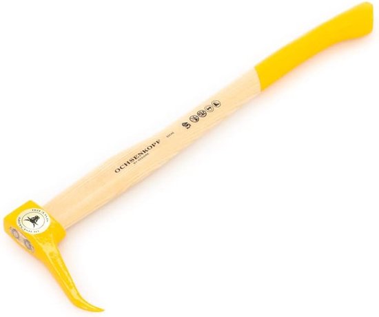 Handsappie met Hickory Houten Steel - Ergonomisch en Rugvriendelijk Houtverplaatsen van Handsappie — afbeelding 3