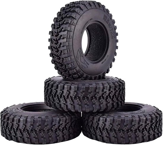 RC Crawler Banden 4 Stuks 1.9 Inch Rubber Off-Road Wielen voor 1:10 Modellen van Merkloos	 — afbeelding 2