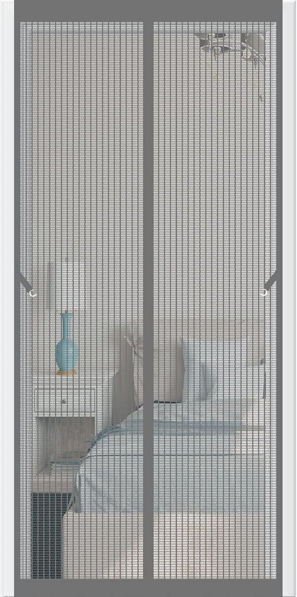 Magnetisch Vliegengordijn 85 x 240 cm Automatisch Sluitend voor Balkon, Patio en Achterdeur