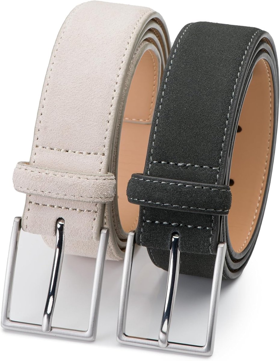 Dames Suède Riem Duo Pack - 3,5cm Breed