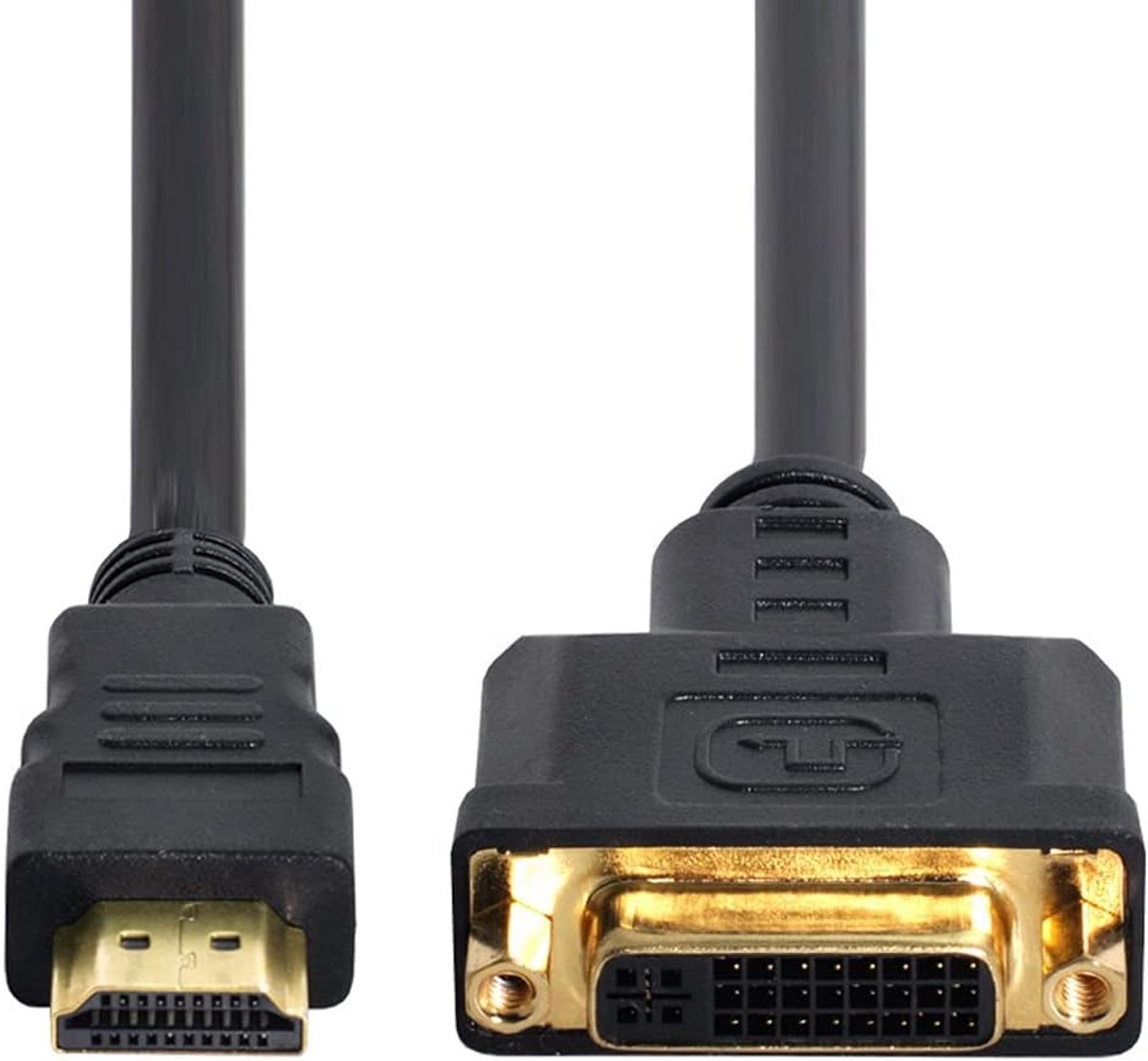 HDMI naar DVI Adapter Kabel - 1080p Ondersteuning - Voor PC, Laptop en HDTV