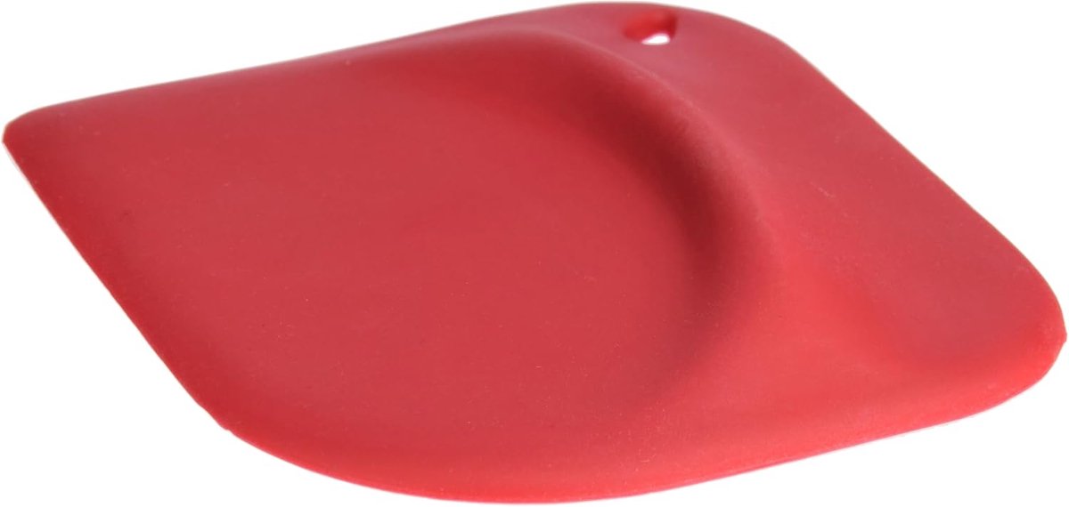 Keuken Spatel - Deegpalet - Bakken en Koken - Flexibel Siliconen - 20x20x8 cm - Rood