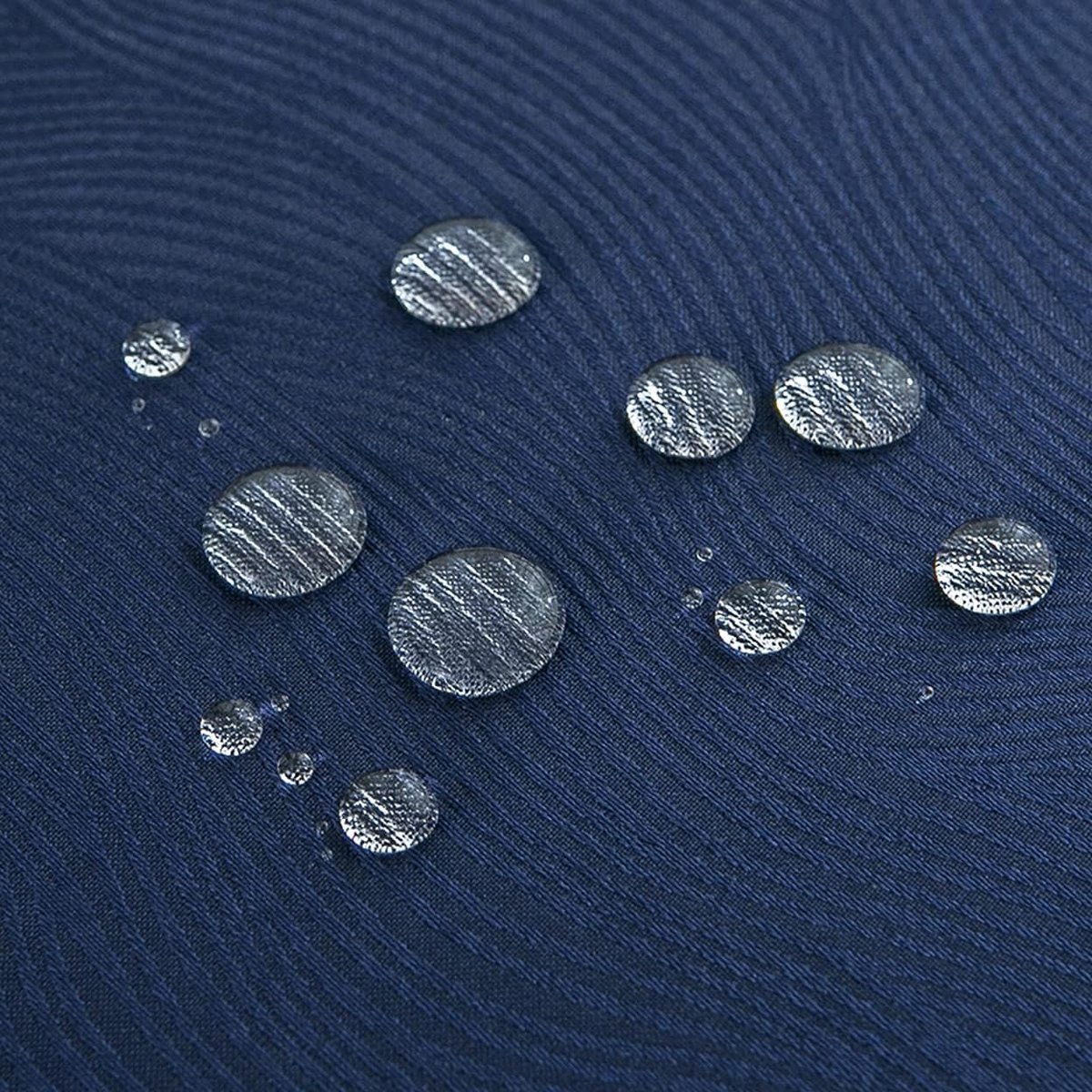 Waterafstotend Jacquard Tafelkleed Rechthoekig 300x150cm Navy Blauw