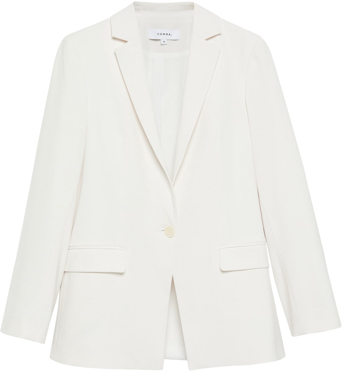 comma - female - Aansluitende blazer van viscosestretch