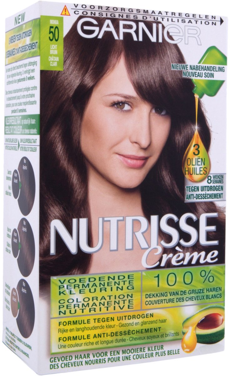 Garnier Nutrisse Crème 50 - Natuurlijk Lichtbruin - Haarverf