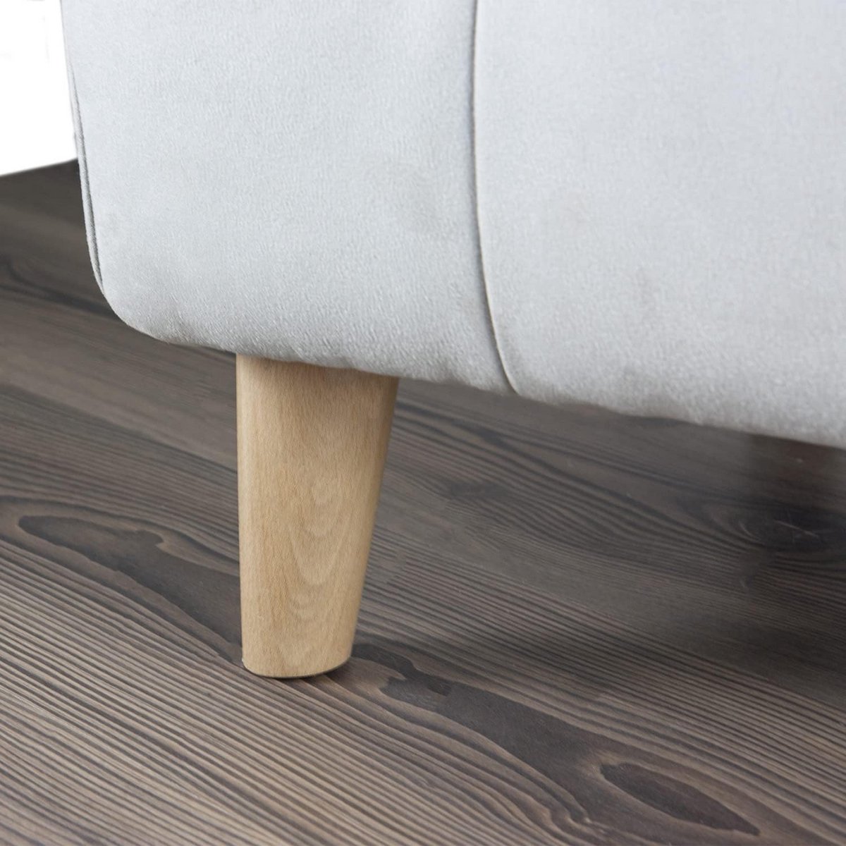 Set van 4 Houten Meubelpoten 12 cm Hoogte - Geschikt voor Banken en Andere Meubels
