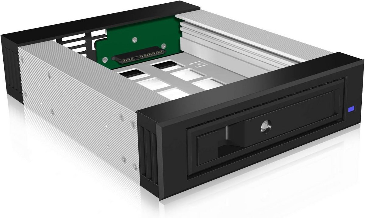 Verwisselbare harde schijf houder 3.5 inch en 2.5 inch SATA SSD/HDD voor 5.25" bay
