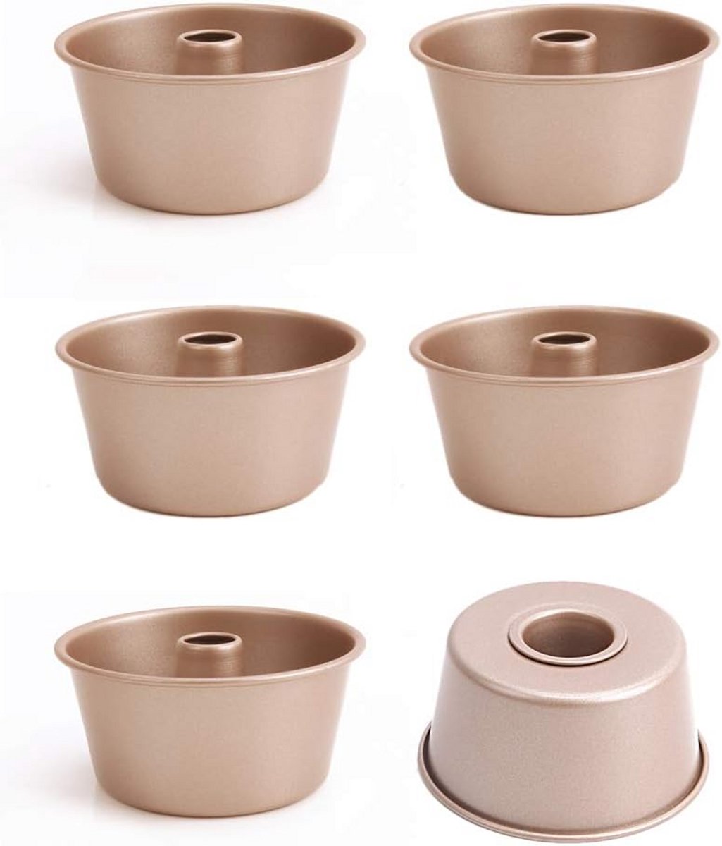 Set van 6 Mini Cakevormen Non-Stick Ronde Bakvormen Bakken