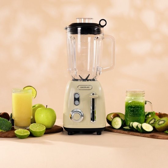 Mixer Cecotec Power Black Titanium RetroGreen Groen van Cecotec — afbeelding 3