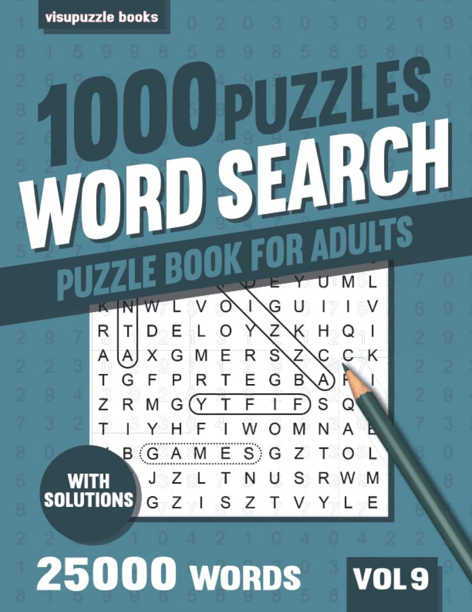 Woordzoeker Puzzelboek voor Volwassenen en Senioren: 1000 Woordzoekers met Oplossingen
