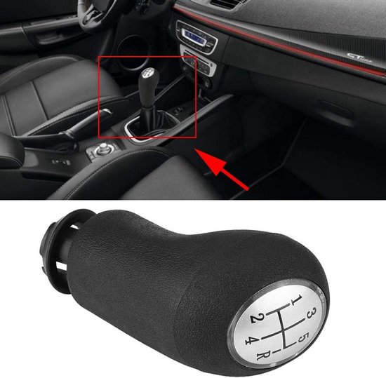 5 Versnellingen Pookknop voor Clio III Scenic II Megane II - Universele Versnellingspook — afbeelding 3