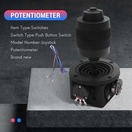 4-Assige Joystick Potentiometer met Resetknop voor Precisie Controle — afbeelding 2
