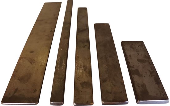 Platstaal S235JR ST37 Warmgewalst Zwart IJzer Profiel 50x5 mm - Diverse Lengtes — afbeelding 4