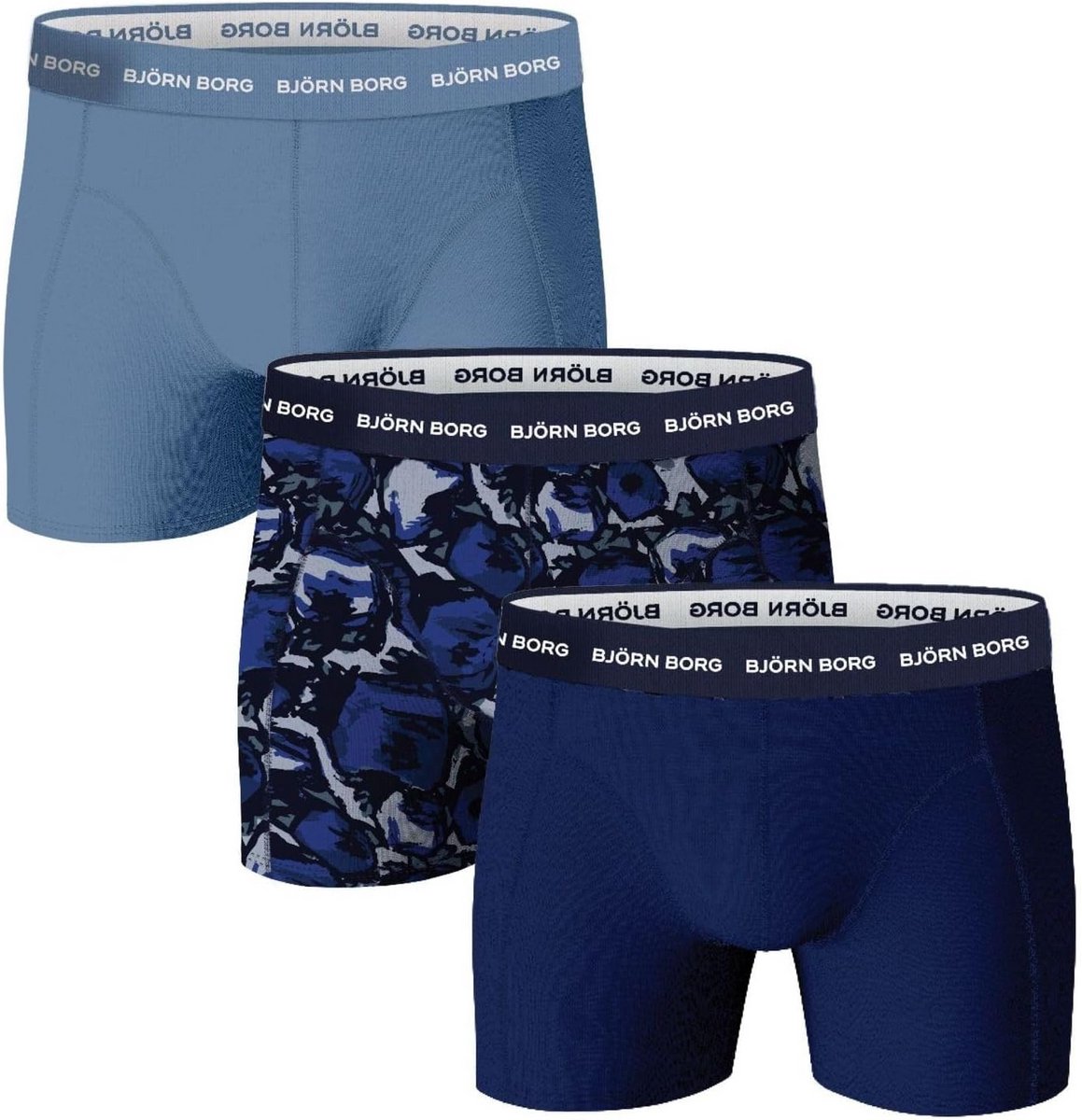 Heren Boxershorts Katoen Stretch 3-Pack Comfortabele Onderbroek