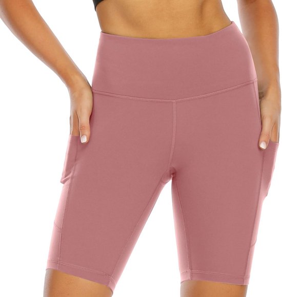 Dames Sportshorts Hoge Taille Met Zakken - Yoga & Fitness Short — afbeelding 5