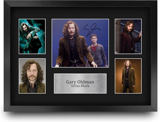 A3 Ingelijste Gedrukte Fotodisplay met Sirius Black Harry Potter Scène - Filmliefhebber Cadeau