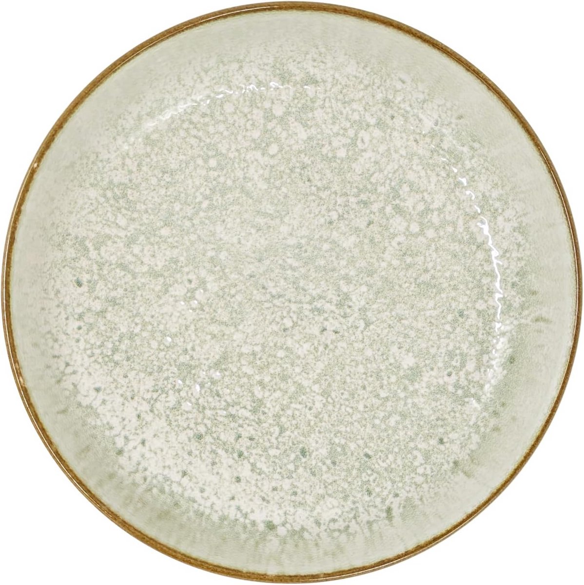 Set van 6 Diepe Soepborden 18 cm Keramiek Pastelgroen